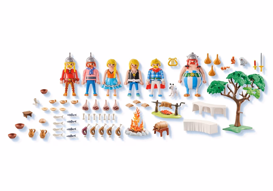 Asterix: The village banquet