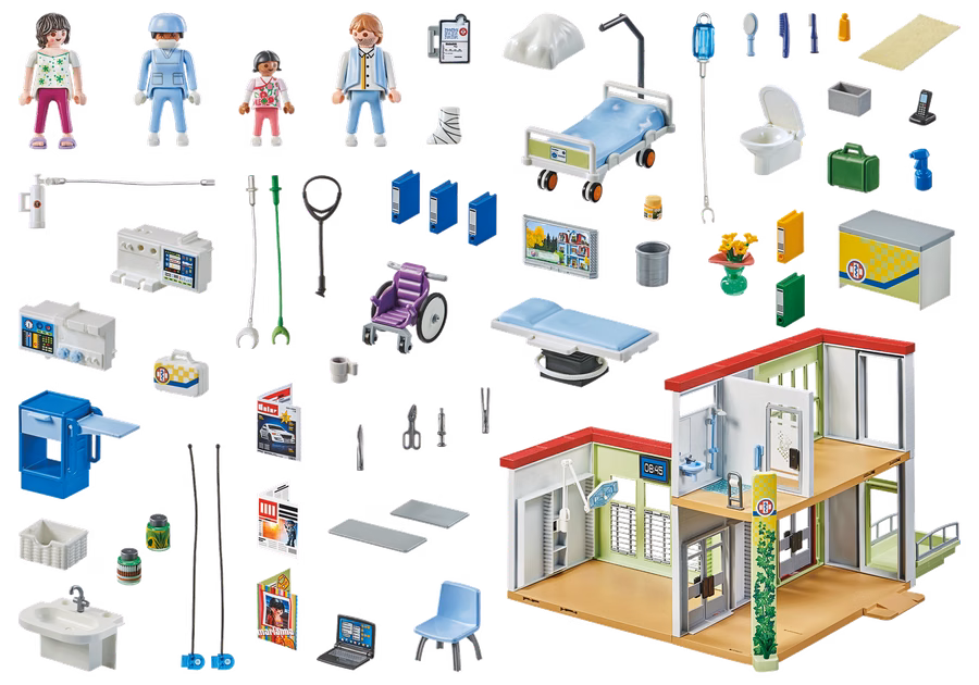 Modern hospital