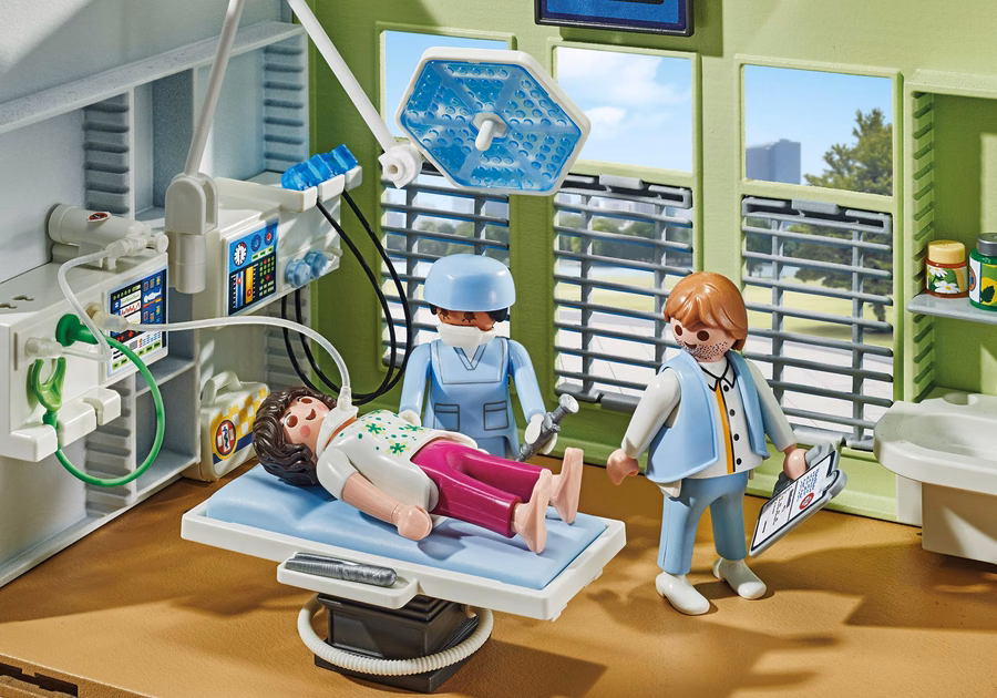 Modern hospital