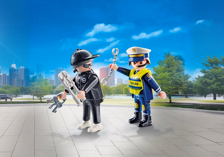 DuoPack Policeman and Burglar