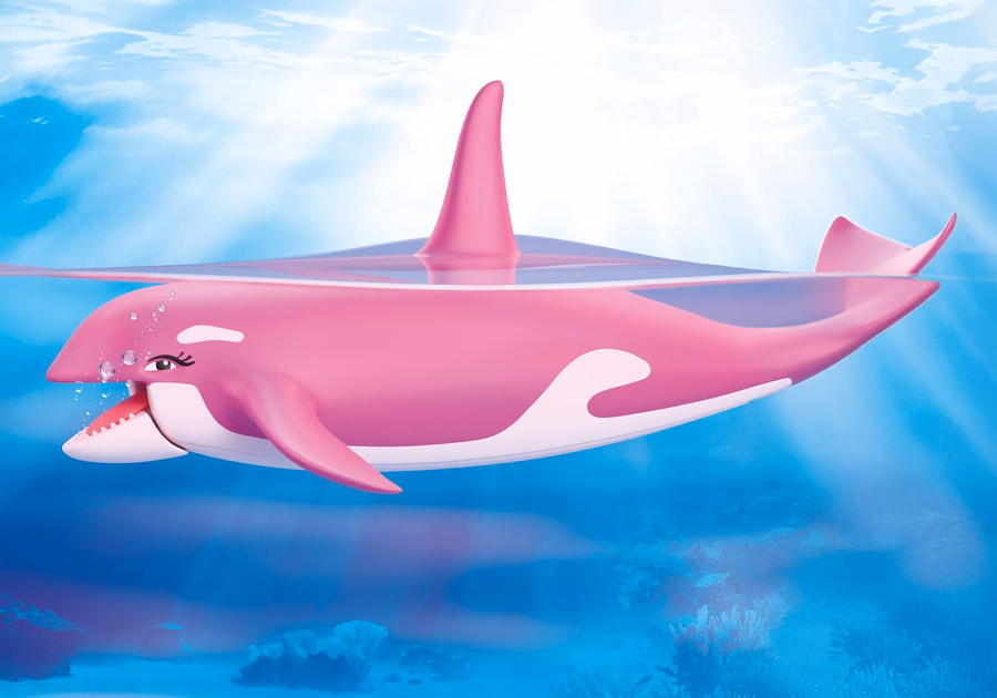 Orca with Mermaid
