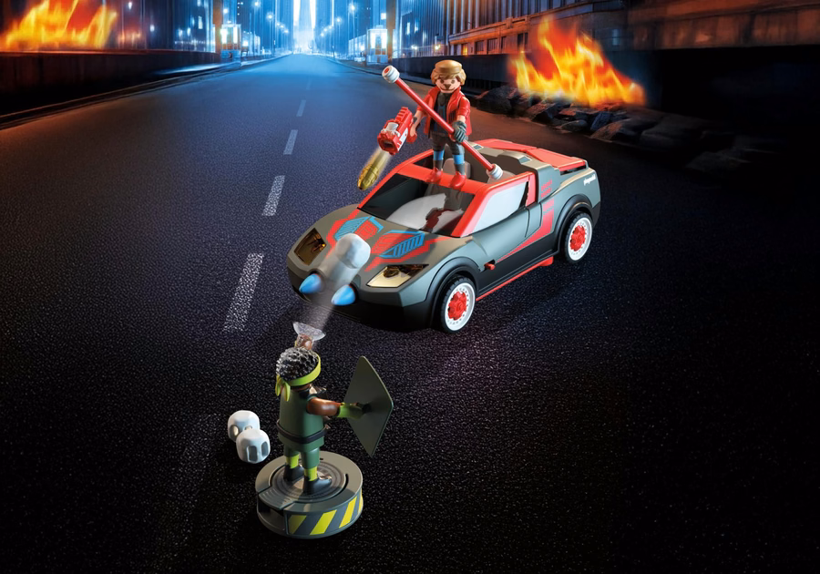Hero with Vehicle