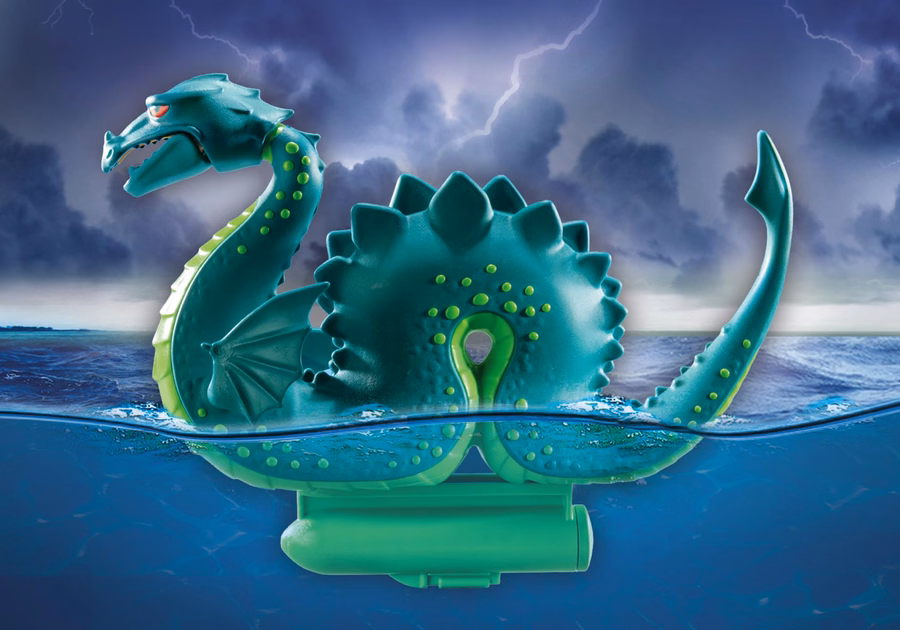 Vikings with Sea Monster