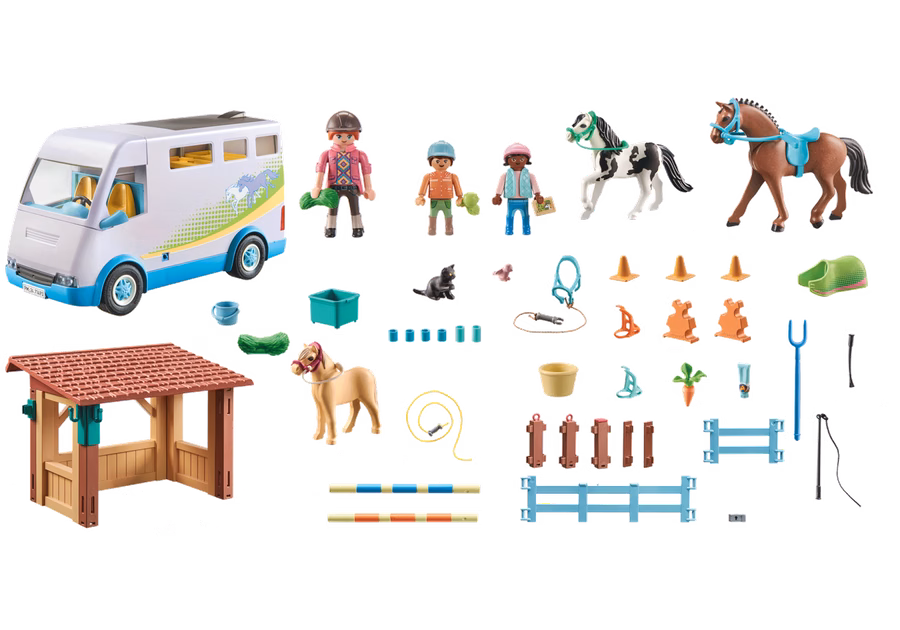 Mobile horse riding school