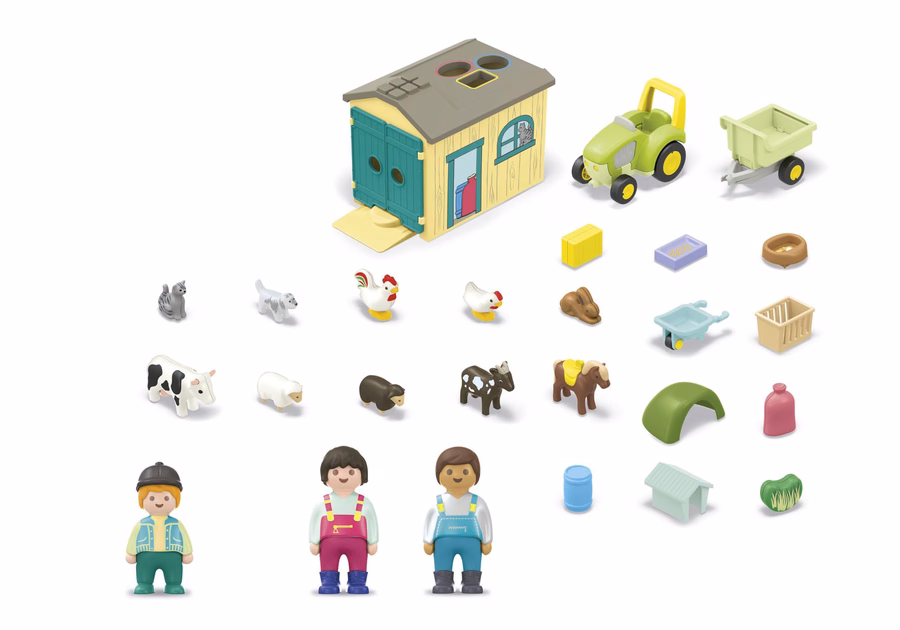 JUNIOR: Farm Adventure with Tractor, Trailer, and Animal Friends