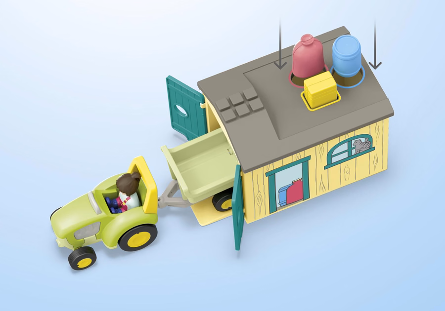 JUNIOR: Farm Adventure with Tractor, Trailer, and Animal Friends