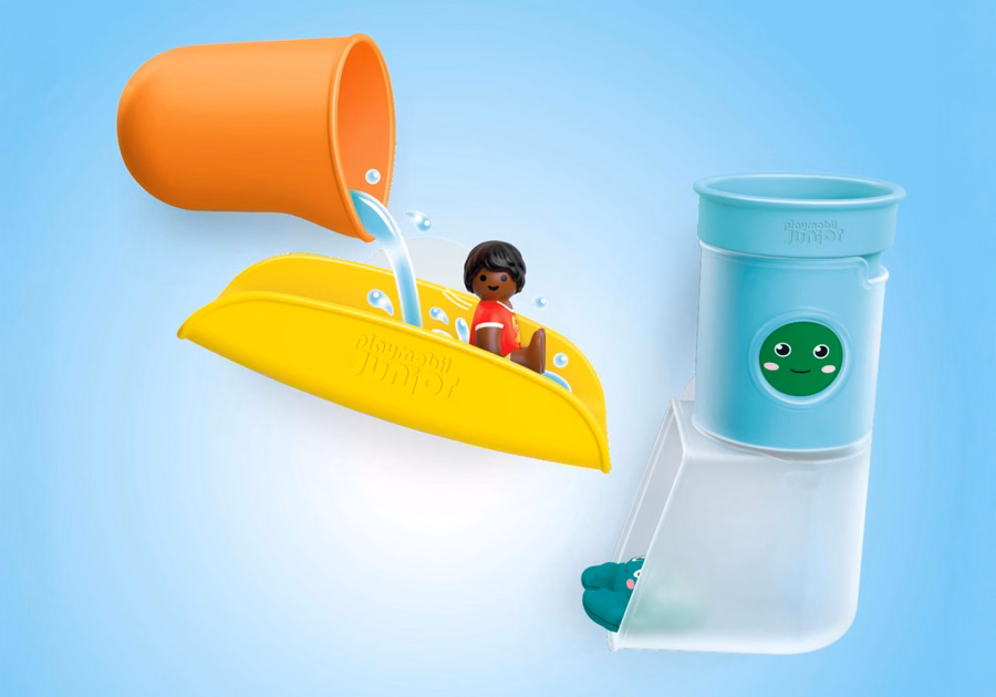 JUNIOR AQUA: Pour and Play Water Tank with Slide