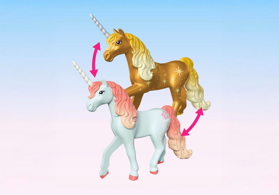 Collectible Unicorn: Sky Rose with Fairy