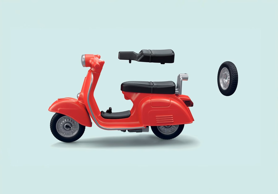60s Vespa Garage